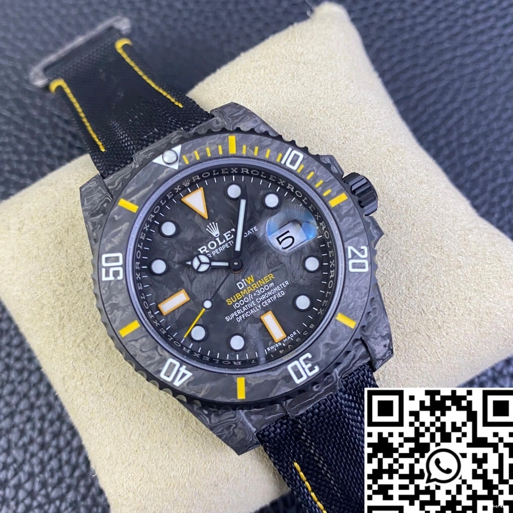 Fiber Factory Black Bezel Carbon Rolex DIW Submariner VS 0104